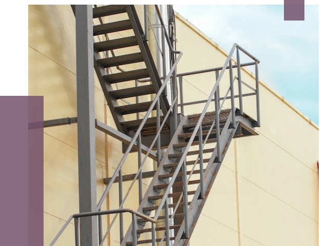 Пожарные лестницы в Алексине от 13186 руб. — монтаж и продажа | ПРОЛЁТ-Лкс