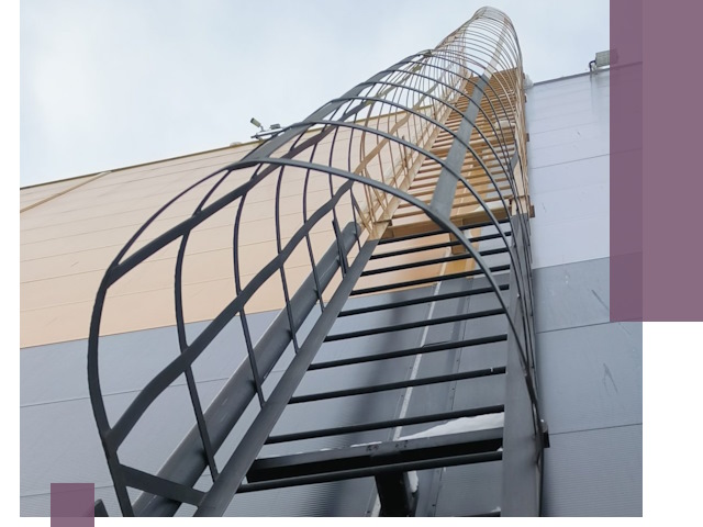 Изготовление и монтаж пожарных лестниц в Алексине профессионально