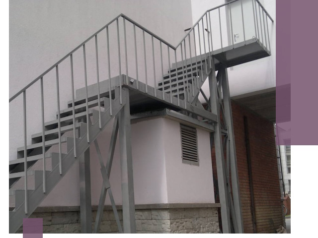 Монтаж пожарных лестниц под ключ в Алексине с гарантией качества