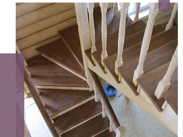 Реставрация деревянных лестниц в Алексине от 4615 руб.