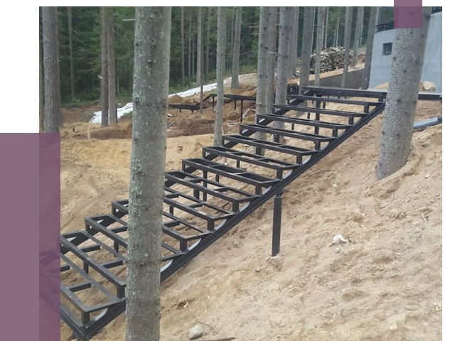 Монтаж металлических лестниц в Алексине от 14559 руб. 