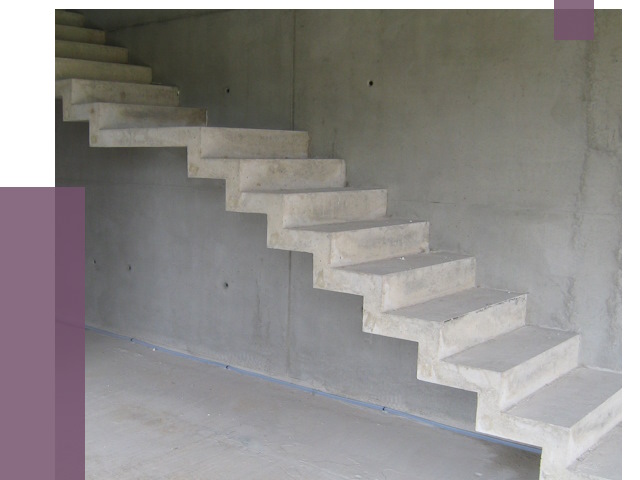 Бетонные лестницы в Алексине от 20328 руб. под ключ | ПРОЛЁТ-Лкс
