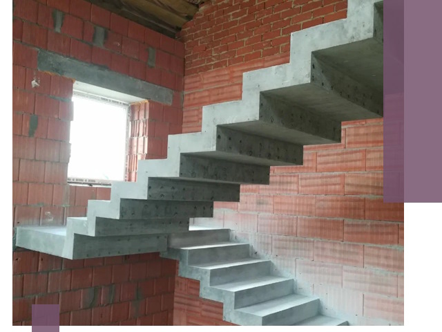 Бетонные лестницы под ключ в Алексине: монтаж, демонтаж, ремонт