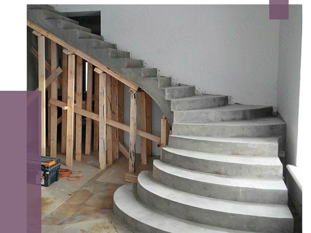 Изготовление бетонных лестниц под ключ в Алексине от 21427 руб. | ПРОЛЁТ-Лкс
