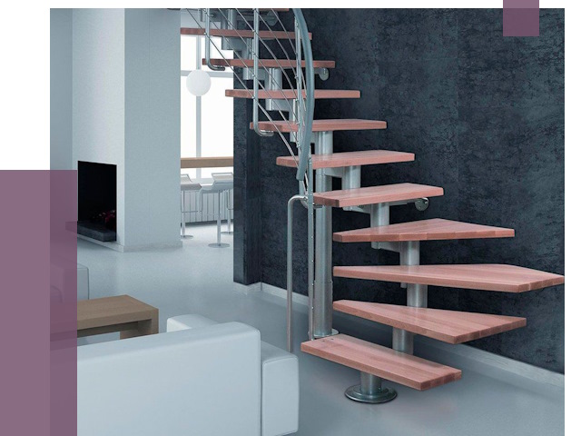 Модульные лестницы в Алексине от 18130 руб. — купить в ПРОЛЁТ-Лкс