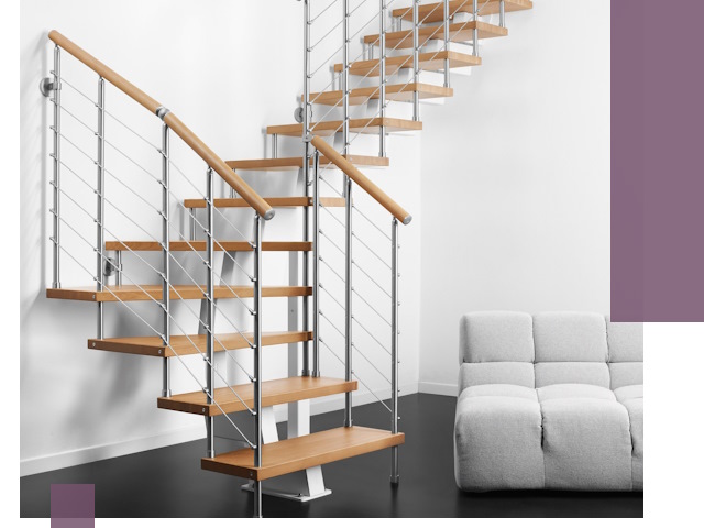 Модульные лестницы под ключ в Алексине — монтаж и изготовление