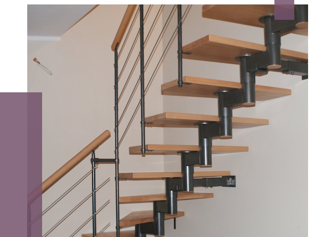 Изготовление модульных лестниц в Алексине от 12362 руб. 