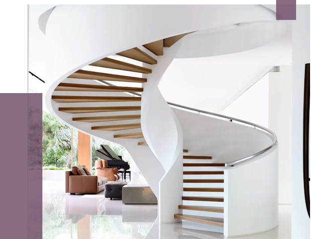 Винтовые лестницы в Алексине под ключ от 52193 руб. | ПРОЛЁТ-Лкс