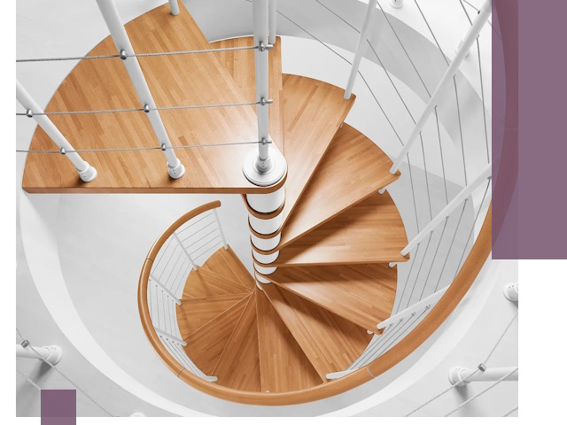 Изготовление винтовых лестниц под ключ в Алексине