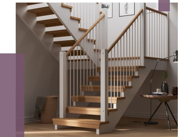 Маршевые лестницы в Алексине от 40930 руб. — монтаж | ПРОЛЁТ-Лкс