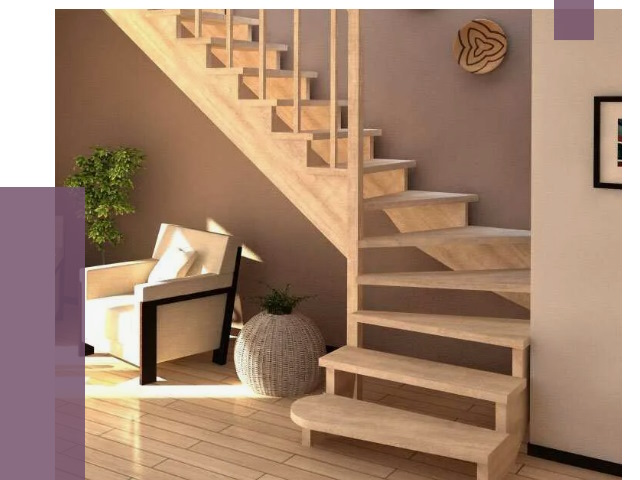 Изготовление Г-образных лестниц в Алексине от 20328 руб. 