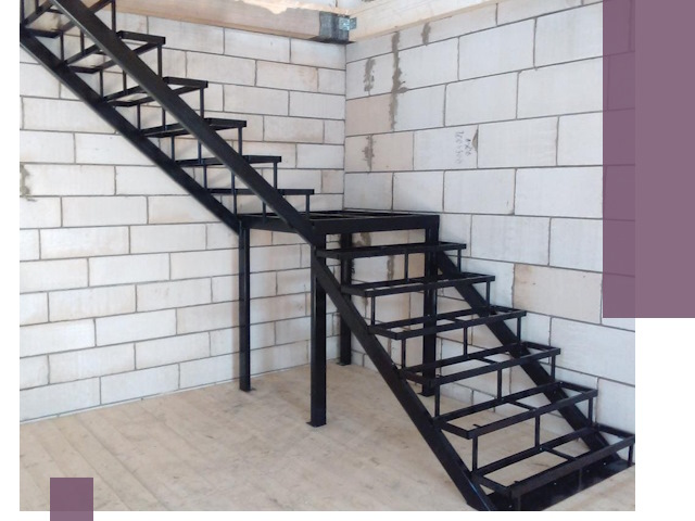 Лестницы на металлокаркасе под ключ в Алексине — изготовление и монтаж