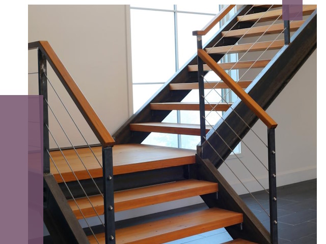Изготовление лестниц на металлокаркасе в Алексине от 20328 руб. | ПРОЛЁТ-Лкс