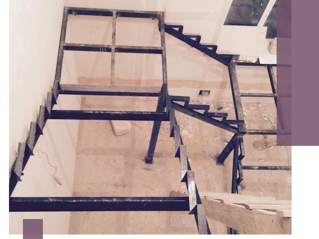 Монтаж лестниц на металлокаркасе в Алексине быстро и качественно