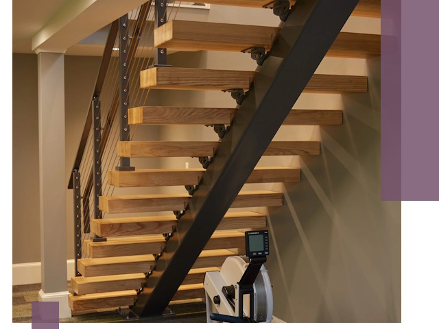 Лестницы на монокосоурах под ключ в Алексине - изготовление и монтаж