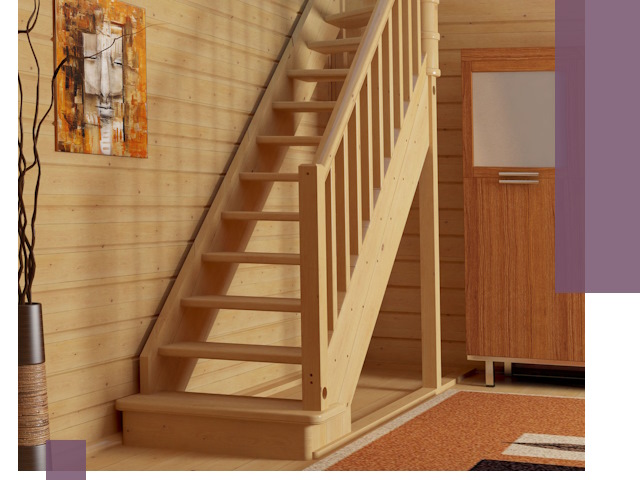 Лестницы эконом класса под ключ в Алексине — недорого и быстро