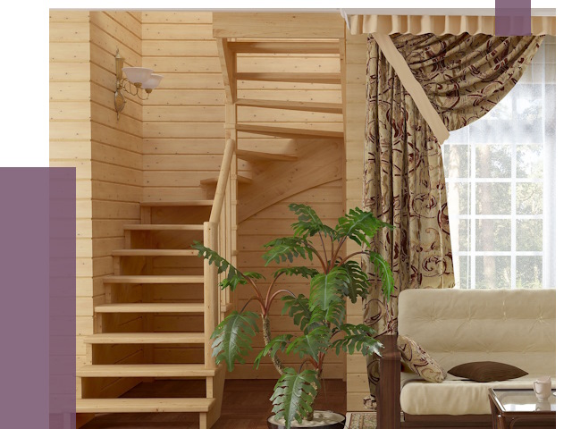 Лестницы для дачи в Алексине от 81586 руб.  | ПРОЛЁТ-Лкс