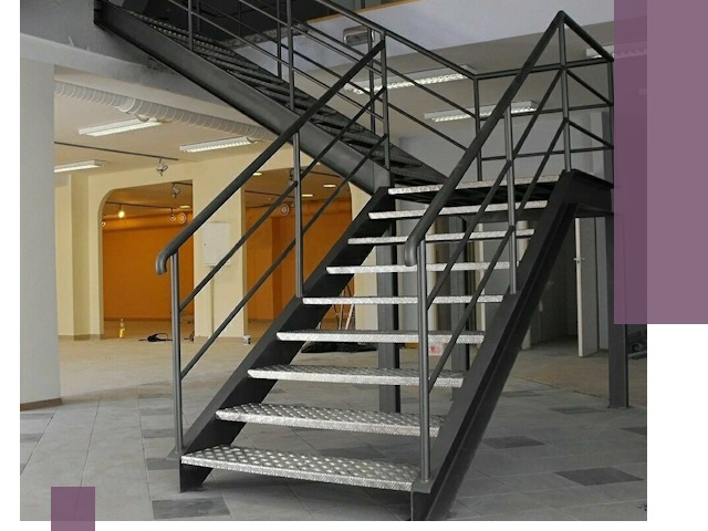 Лестницы для офиса в Алексине: изготовление, монтаж, демонтаж