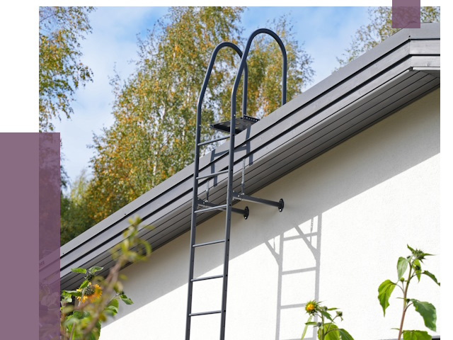 Лестницы на крышу в Алексине от 20548 руб. — монтаж и монтаж ПРОЛЁТ-Лкс