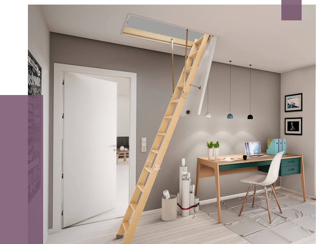 Чердачные лестницы в Алексине — от 15658 руб. | ПРОЛЁТ-Лкс