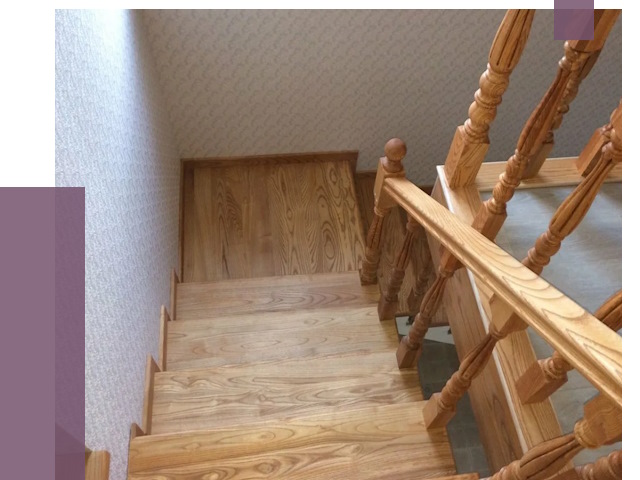 Сосновые лестницы в Алексине под ключ от 8681 руб.  | ПРОЛЁТ-Лкс