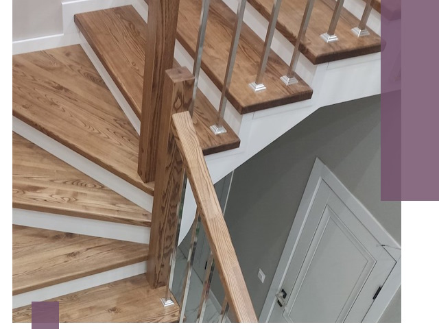 Обшивка металлических лестниц под ключ в Алексине