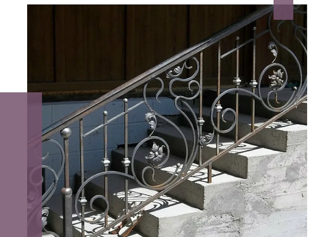 Кованые перила в Алексине от 9340 руб. под ключ — качество от ПРОЛЁТ-Лкс