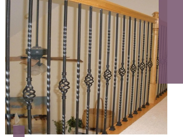 Изготовление и монтаж кованных перил в Алексине под ключ