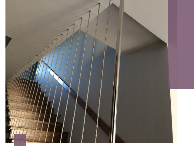 Тросовые перила под ключ в Алексине — производство и монтаж