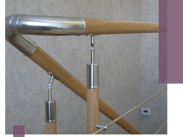 Комбинированные перила на заказ в Алексине — монтаж и производство