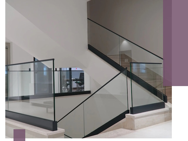 Стеклянные перила премиум-класса с установкой в Алексине