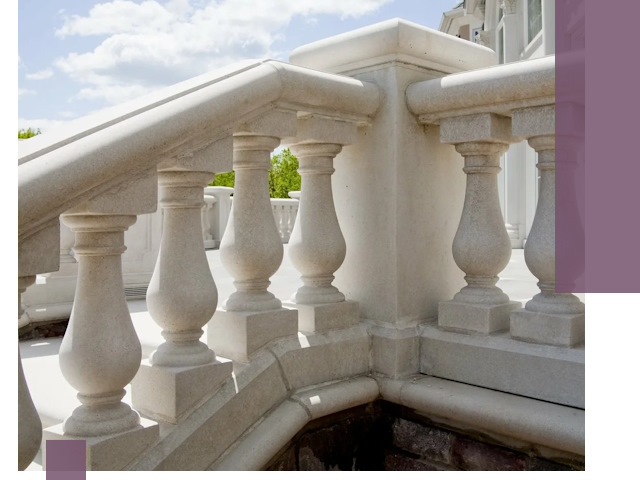 Балюстрады из металла и камня под ключ в Алексине