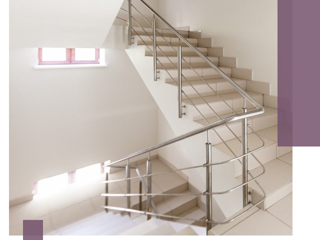 Установка и замена перил в подъезде в Алексине