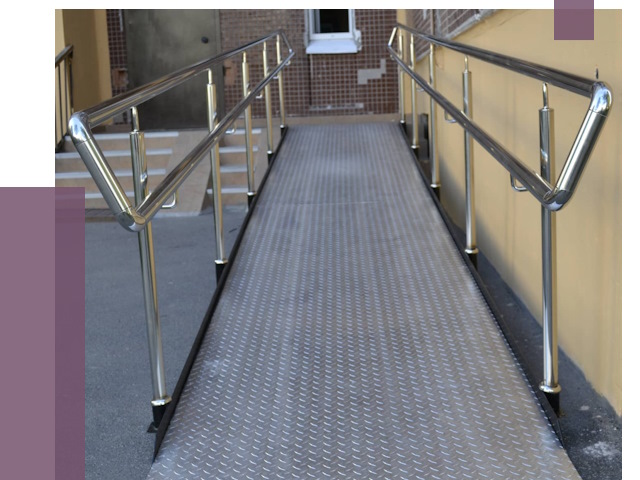 Пандусы в Алексине от 13186 руб. — установка для инвалидов | ПРОЛЁТ-Лкс