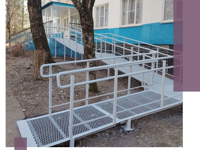 Пандусы под ключ в Алексине: изготовление, монтаж и демонтаж