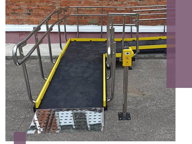 Изготовление наклонных пандусов для инвалидов в Алексине