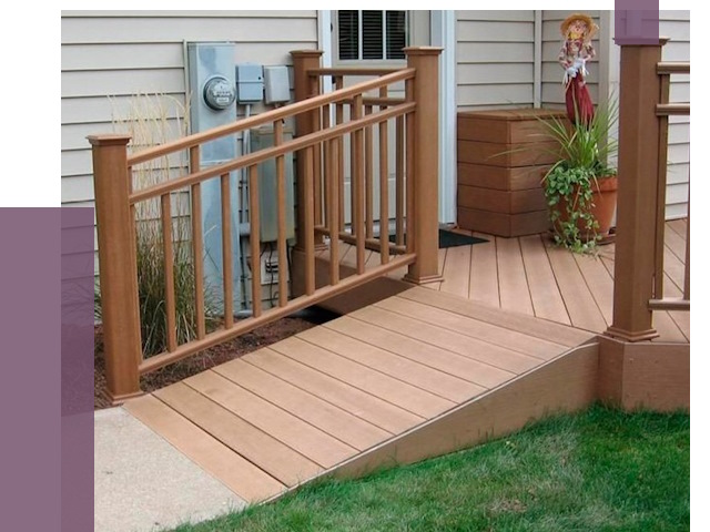 Пандус на крыльцо в Алексине под ключ от 8351 руб. 