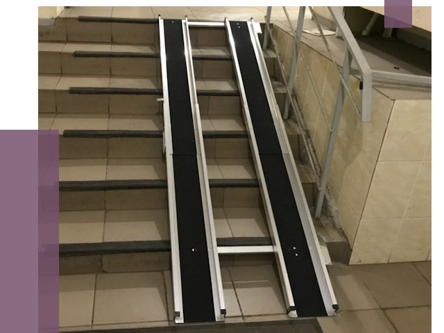 Установка пандуса в подъезд в Алексине от 8571 руб. под ключ | ПРОЛЁТ-Лкс