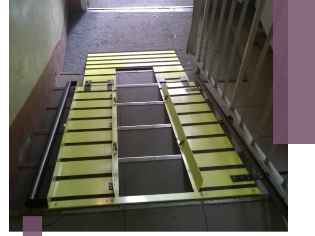 Профессиональный монтаж пандуса в подъезд в Алексине