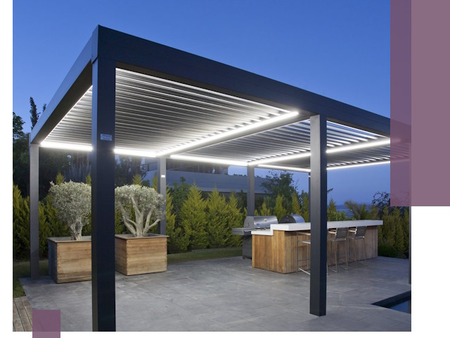 Навесы отдельно стоящие под ключ в Алексине из металла и поликарбоната