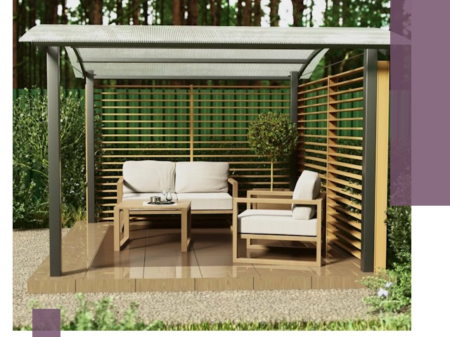 Навесы для дачи в Алексине: изготовление, монтаж и демонтаж