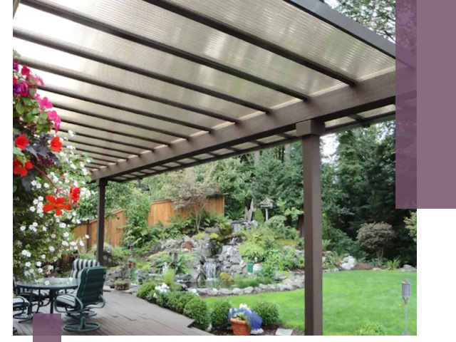 Навесы из поликарбоната под ключ в Алексине быстро и надёжно