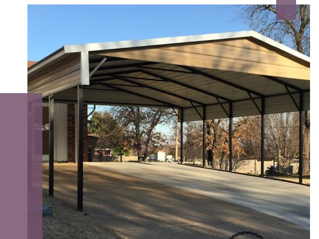 Двускатные навесы в Алексине от 8626 руб.  | ПРОЛЁТ-Лкс