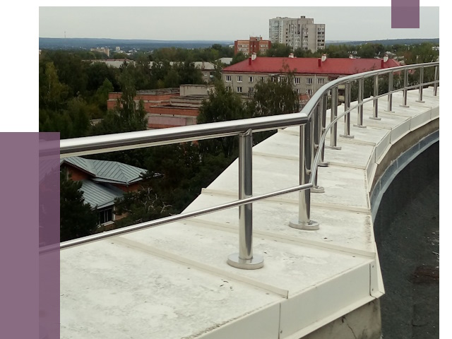 Парапеты и ограждения кровли в Алексине от 5329 руб. 