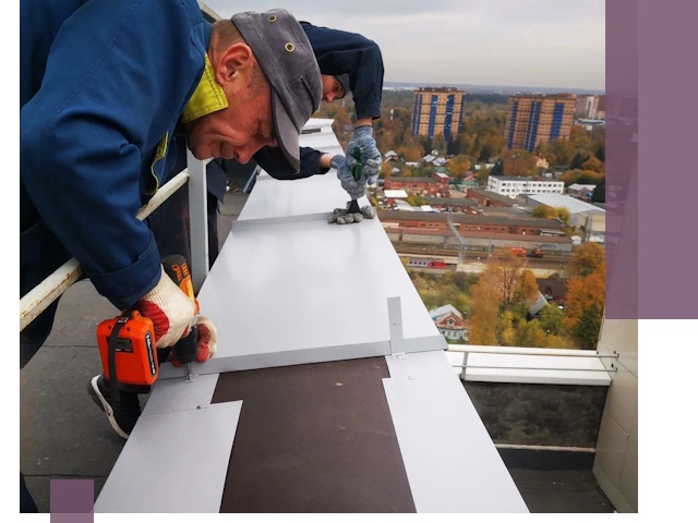 Монтаж парапетов в Алексине — установка прочных металлических ограждений