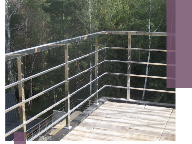 Парапеты из нержавеющей стали в Алексине — изготовление и монтаж