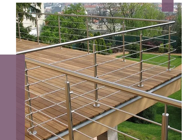 Алюминиевые парапеты в Алексине под ключ от 8351 руб. 