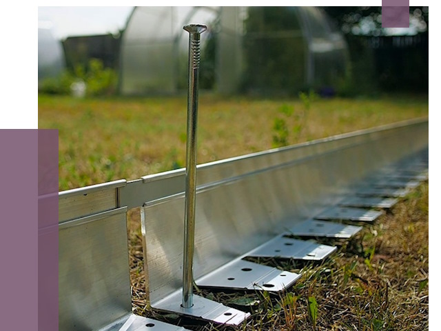 Металлические бордюры для газона в Алексине от 4615 руб. | ПРОЛЁТ-Лкс