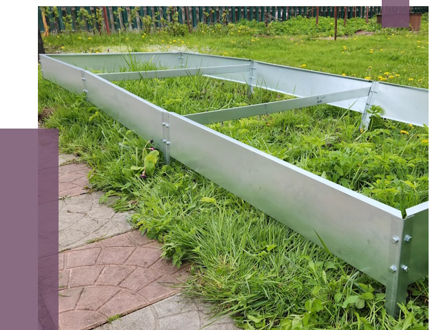Металлические бордюры для грядок в Алексине от 1923 руб. 