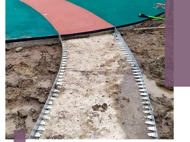 Металлические бордюры для дорожек в Алексине — монтаж и изготовление